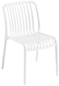 Scaun din plastic TREGO, alb