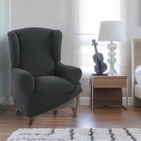 Nueva Textura Huse care se întind foarte bine NIAGARA antracit fotoliu clasic (l. 70 - 95 cm)