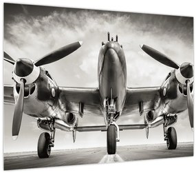 Tablou pe sticlă - Warbird (70x50 cm)