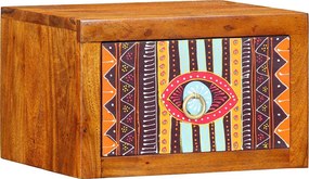 vidaXL Dulap de noapte cu sertar Maro 35 x 30 x 22 cm