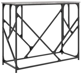 vidaXL Măsuță consolă, gri sonoma, 100x40x80 cm, lemn prelucrat
