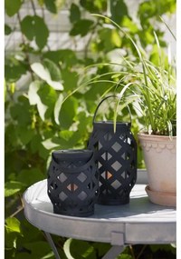 Felinar Star Trading Flame Lantern, înălțime 23 cm, negru