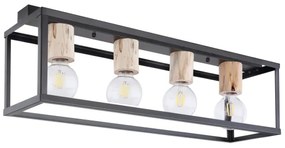 Plafonieră Globo 15476-4D HAGAR 4xE27/60W/230V