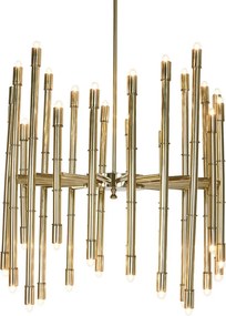 Candelabru din oțel, auriu, finisaj patinat, 158 x 74 cm, „Breteuil”
