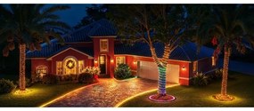 Instalație LED RGBICW de Crăciun de exterior Govee 2700-6500K 20m Wi-Fi Matter IP66