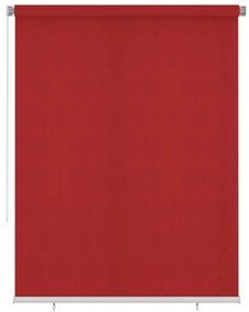 Jaluzea tip rulou de exterior, rosu, 180x230 cm 180 x 230 cm