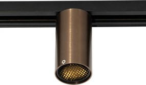 Spot modern bronz închis pentru sistem de șine monofazat GU10 50mm - Iconic Ruby Honey