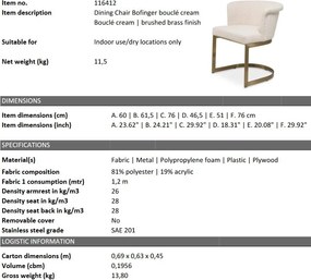 Scaun elegant design LUX Bofinger