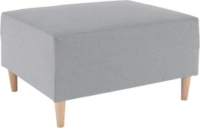 Taburet BROKEN, stofa clasica gri, 76x63x41 cm
