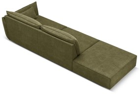 Șezlong verde (cu colț pe partea dreaptă) Vanda – Mazzini Sofas