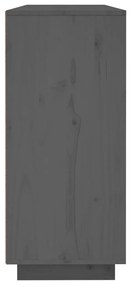 Servanta, gri, 120x35x80 cm, lemn masiv de pin 1, Gri