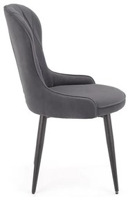 Set 6 scaune K366 velvet gri