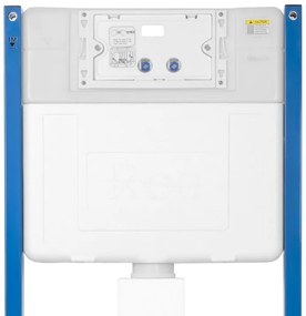 Cadru WC incastrat K011A-Q Rea cu buton T negru