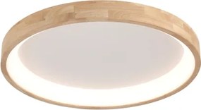 Brilagi-LED Plafonieră LED FALCON WOOD, 60W, 230V, 3000/4000/6000K, 80 cm, lemn