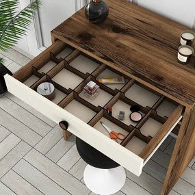 Lisbon Cream Cosmetic Table