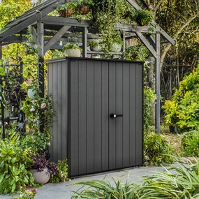 Ladă de grădină din plastic Cortina Alto gri