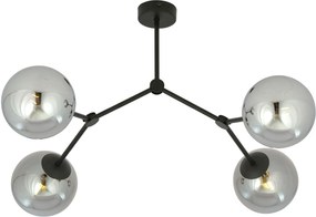 Emibig Space lampă de tavan 4x40 W negru-grafit 1134/4