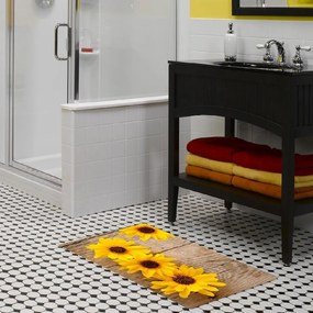 Covoraș din vinilin Flower, 52 x 75 cm