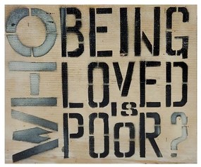 Tablou cu text Motivation 22x19cm, Lemn