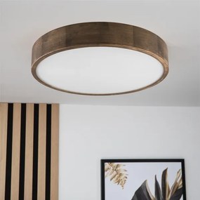 Plafonieră LED Brilagi CARVALHO 3xE27/60W/230V stejar nuc d. 47 cm