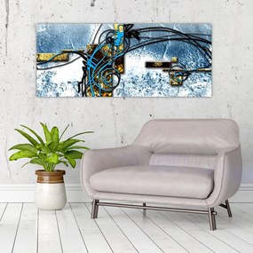 Tablou abstract (120x50 cm)