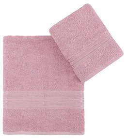 Prosoape de baie roz 2 buc. din bumbac Dora – Foutastic