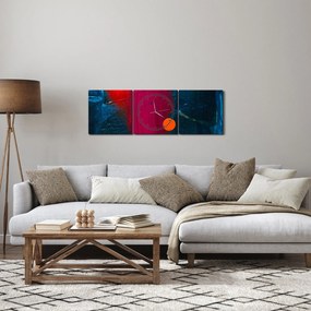 Tabloul culorii (cu ceas) (90x30 cm)