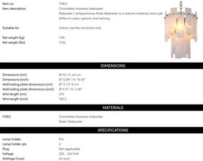 Lustra suspendata design LUX Acevedo
