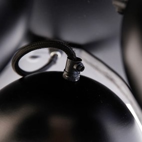 Proiector industrial negru cu alamă 3 lumini - Haicha