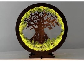 Li-Go 23631/DUB2 - Decorațiune de masă LED reglabilă LED/12W/230V 30x31 cm stejar