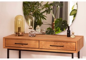 Masă de toaletă din lemn de stejar 97x45 cm Abies – The Beds