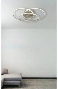 Plafonieră LED Globo 67355-40N KOMBOS 40W/230V d. 45,6 cm crom mat