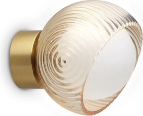 Aplica de perete moderna BLOOM AP1 D12 OTTONE