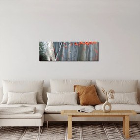 Tablou - Toamna (cu ceas) (90x30 cm)