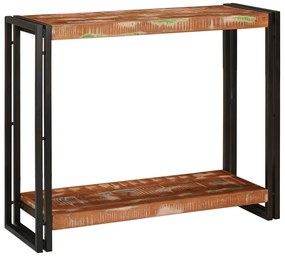 vidaXL Masă de consolă Multicolour 90 x 33 x 75 cm Lemn masiv reciclat