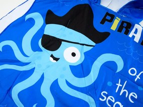 Poncho pentru copii Culoare albastru, OCTOPUS 60 x 120 cm