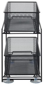 WENKO 69768800 - Suport pentru priză GIOMA 35 x 33,5 cm, negru