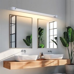 Brilagi-LED Oglindă de baie iluminată AQUA LINE LED/36W/230V 120 cm IP44 crom mat