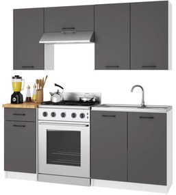 Dulap de bucătărie superior Organo W1 30 (alb + grafit). 1117521
