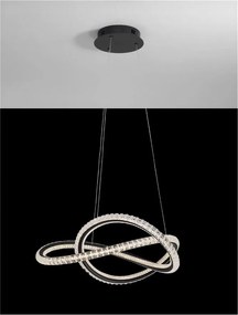Lustra LED suspendata moderna design elegant GINEVRA 56W