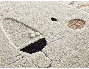 Covor pentru copii crem ø120 cm Clown – Universal