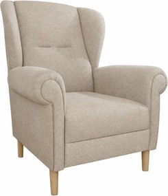 Fotoliu maro deschis wing Swan – Ropez