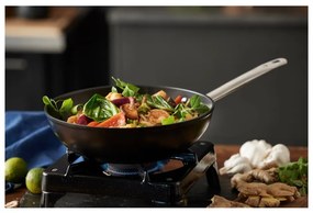 Tigaie tip wok cu suprafață antiaderentă din aluminiu ø 28 cm – Holm