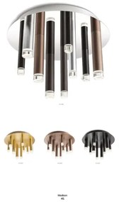 Plafonieră LED MADISON Redo 01-2040 9xLED/4W/230V cupru