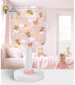 Dalber 41571S - Lampă de veghe LED pentru copii BABY TEDDY 1xG4/4W/230V, roz
