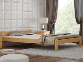 Pat din lemn Celinka 140x200 cu somieră