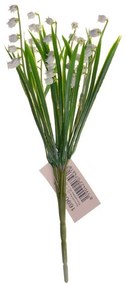Buchet artificial lăcrămioare, în. 35 cm, buchet de 5 buc