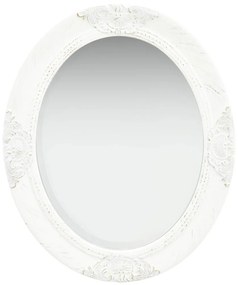 Oglinda de perete in stil baroc, alb, 50 x 60 cm 1, Alb, 50 x 60 cm