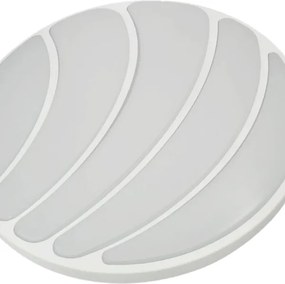 Plafonieră LED dimabilă SHELL WHITE LED/40W/230V + telecomandă