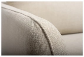 Colțar alb/bej (cu șezlong pe partea dreaptă) Oslo - Scandic